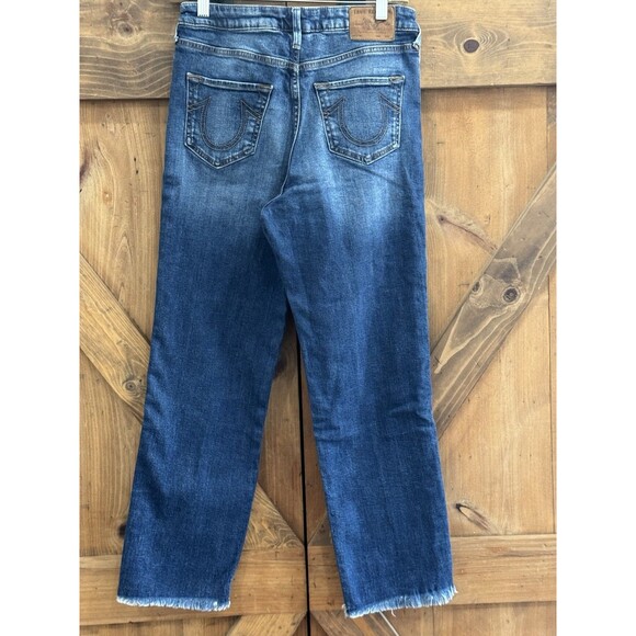 True Religion Starr High Rise Cropped Straight  Women's Size 29 - Picture 2 of 4